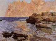 Joaquin Sorolla San Vicente small Gulf oil painting reproduction
